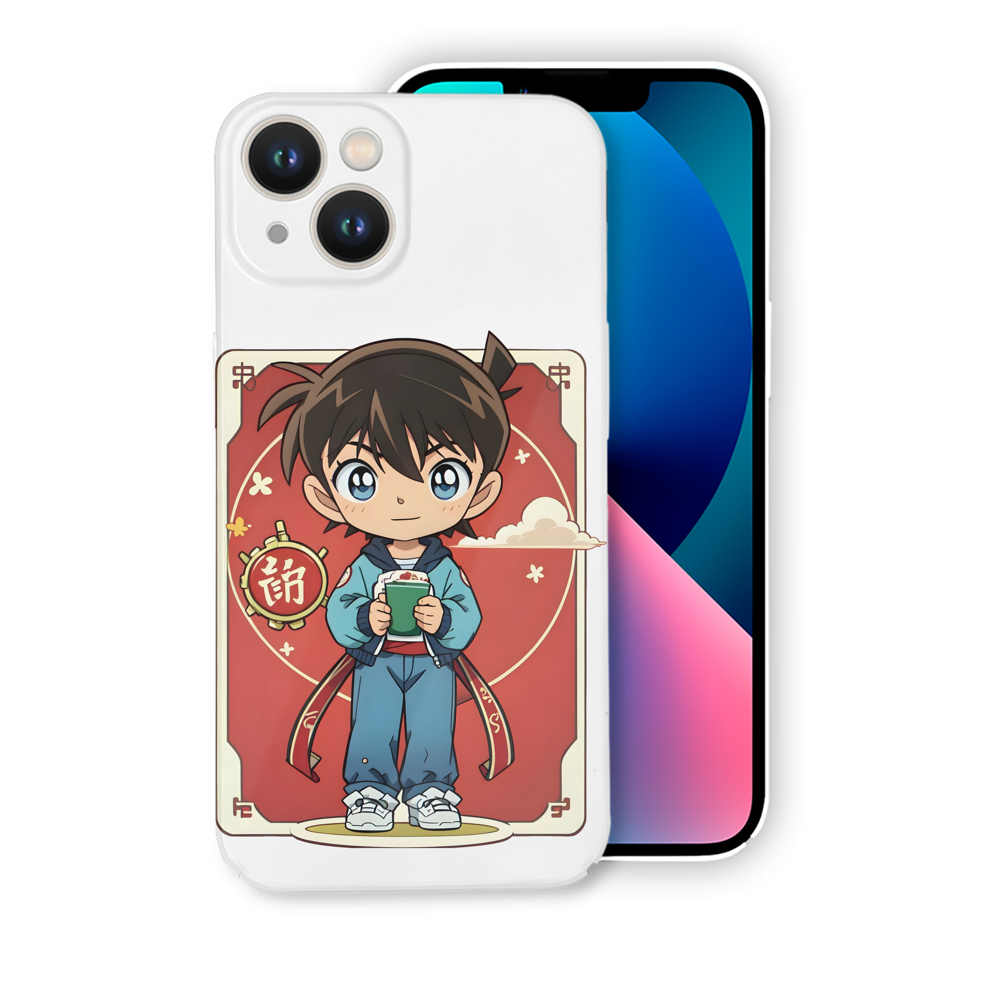（画像用） 名探偵コナン 江戸川 コナン Detective Conan Conan Edogawa 【iPhone 14シリーズ対応】ハードケース